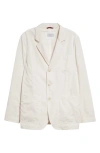 Brunello Cucinelli Men's 3-pocket Single-breasted Blazer In Czg89 Ivory