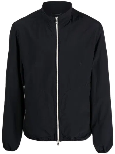 Brunello Cucinelli Water Resistant Blouson Jacket In Black