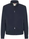 Brunello Cucinelli Water-resistant Bomber Jacket In Blue