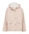 Brunello Cucinelli Water-resistant Canvas Jacket In Nude