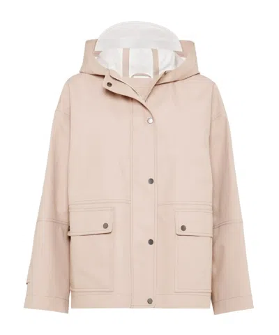 BRUNELLO CUCINELLI WATER-RESISTANT CANVAS JACKET