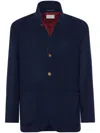 Brunello Cucinelli Water-resistant Cashmere Blazer In Blue