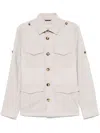 Brunello Cucinelli Shirt Style Jacket Buttoned Epaulettes