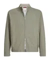 Brunello Cucinelli Water-resistant Gabardine Outerwear Jacket In Green
