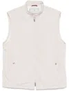 Brunello Cucinelli Water-resistant Gilet In Neutrals