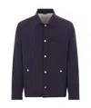 Brunello Cucinelli Men Waterproof Shirt Jacket In Black