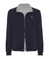 Brunello Cucinelli Water-resistant Long-sleeve Jacket In Black