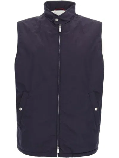 BRUNELLO CUCINELLI BRUNELLO CUCINELLI WATER RESISTANT NYLON VEST