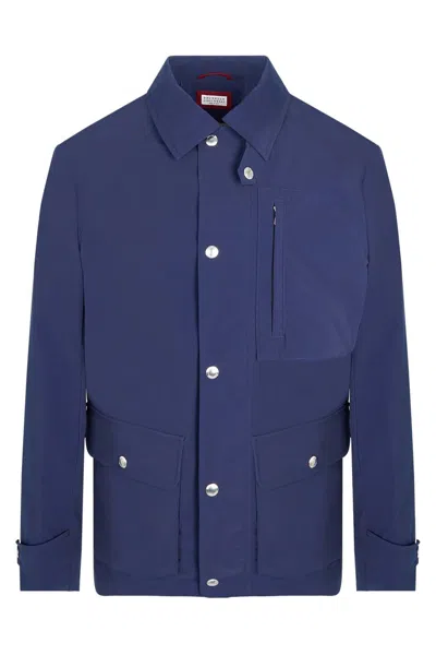 Brunello Cucinelli Water Resistant Patch Pocket Jacket In Various