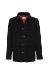 Brunello Cucinelli Water-resistant Safari Jacket In Black