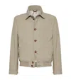 BRUNELLO CUCINELLI WATER-RESISTANT SHIRT-STYLE BOMBER JACKET