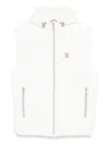 Brunello Cucinelli Men Water Resistant Sleeveless Outerwear In White