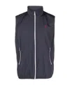Brunello Cucinelli Water-resistant Zip-up Vest In Black