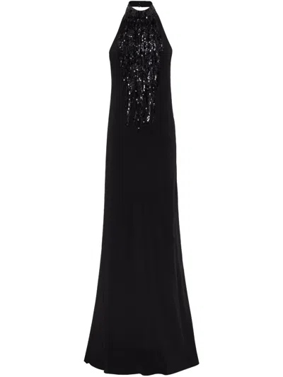BRUNELLO CUCINELLI WATERFALL EMBROIDERED DRESS