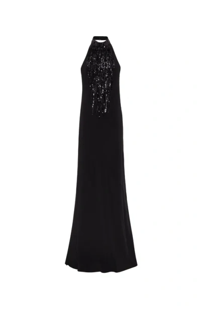 BRUNELLO CUCINELLI BRUNELLO CUCINELLI WATERFALL EMBROIDERY DRESS