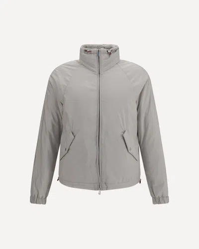 Brunello Cucinelli Waterproof Jacket In Gray