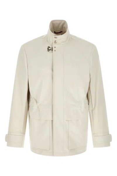 Brunello Cucinelli Waterproof Jacket Puffer Jackets Multicolor In Neutral