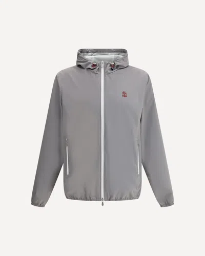 BRUNELLO CUCINELLI WATERPROOF JACKET WITH HOOD