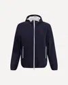 Brunello Cucinelli Membranated Nylon Jacket With Logo And Hood