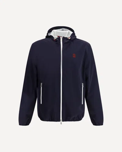 BRUNELLO CUCINELLI WATERPROOF JACKET WITH HOOD