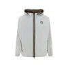 Brunello Cucinelli Women Waterproof Jacket With Hood In White