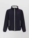 Brunello Cucinelli Membranated Nylon Jacket With Logo And Hood