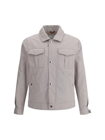 BRUNELLO CUCINELLI WATERPROOF SHIRT JACKET