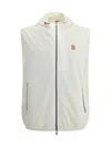 Brunello Cucinelli Functional Sleeveless Waterproof Vest With Hood Detail In C1085