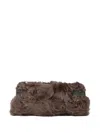 Brunello Cucinelli Wavy Shearling Clutch Bag