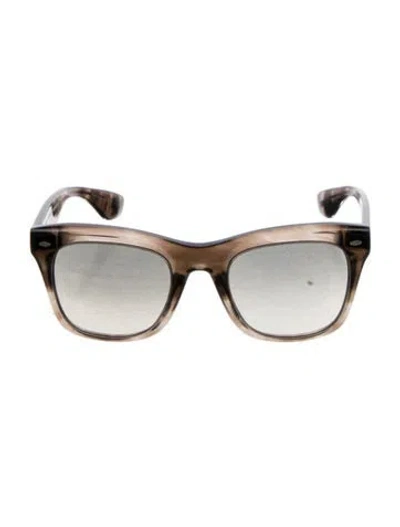 Pre-owned Brunello Cucinelli Wayfarer Gradient Sunglasses In Neutral