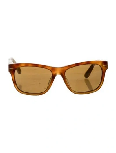 Pre-owned Brunello Cucinelli Wayfarer Tinted Sunglasses In Brown
