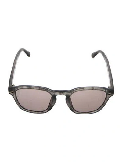 Pre-owned Brunello Cucinelli Wayfarer Tinted Sunglasses In Gray