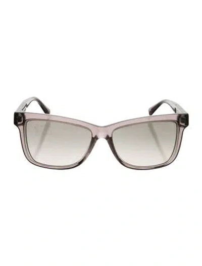 Pre-owned Brunello Cucinelli Wayfarer Tinted Sunglasses In Purple