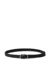Brunello Cucinelli Woven Belt In Black