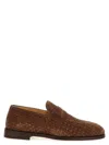 Brunello Cucinelli Suede Loafer With Interwined Motif