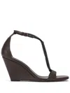 Brunello Cucinelli Sandalen Mit Wedge-absatz In Brown
