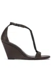 Brunello Cucinelli Sandalen Mit Wedge-absatz In Brown