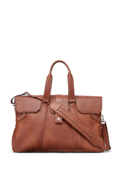 Brunello Cucinelli Weekender Country Bag In Copper