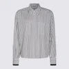Brunello Cucinelli Shirt In Panama/blue