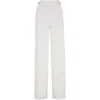 Brunello Cucinelli White Brown Pants In White