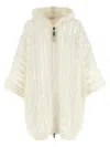 Brunello Cucinelli Cable & Mesh Sweaters And Cardigans White In White