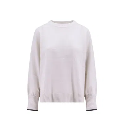 Brunello Cucinelli White Cashmere Cashmere Sweater