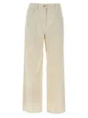 Brunello Cucinelli White Classic Cropped Jeans In White