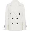 Brunello Cucinelli Linen And Cotton Caban In White