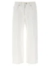 Brunello Cucinelli Contemporary Square Jeans White In White
