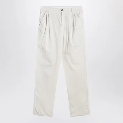 BRUNELLO CUCINELLI BRUNELLO CUCINELLI  WHITE CORDUROY PANTS