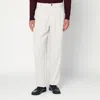 Brunello Cucinelli White Corduroy Pants In White