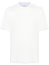 Brunello Cucinelli Men T-shirt With Faux-layering In White