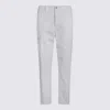 Brunello Cucinelli White Cotton Denim Jeans In White