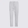 Brunello Cucinelli White Cotton Denim Jeans In White